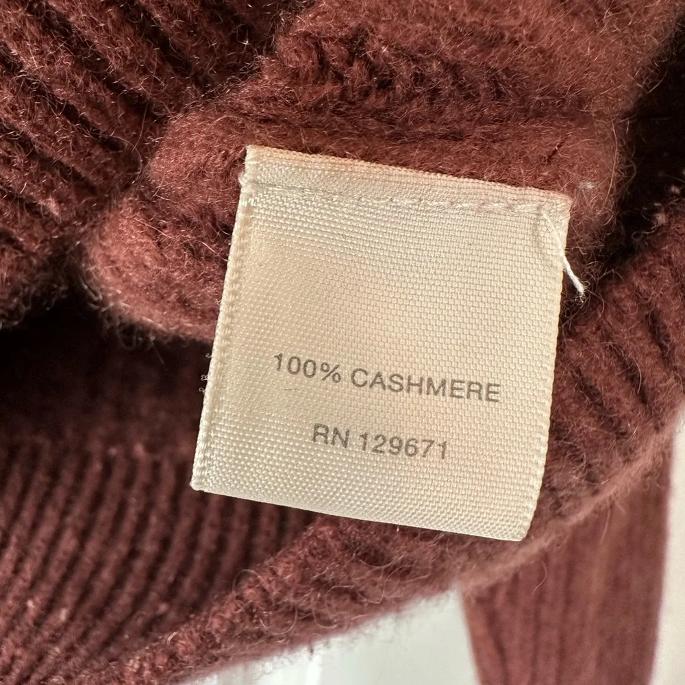 NakedCashmere Marcy Shawl Cashmere Sweater Currant (Size S)